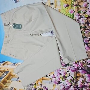 Antas Classic Newport Sand Khaki Chinos Size 36 New